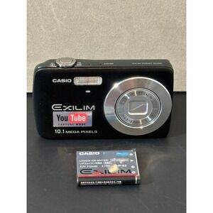 Casio Exilim EX-Z33 Digital Camera Black 10.1MP 3x Optical Zoom YouTube Mode